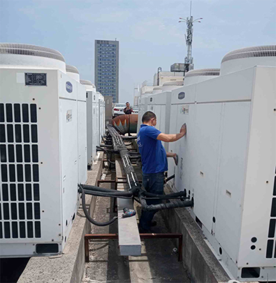 东昌府中央空调制热和不制冷系统维修方法